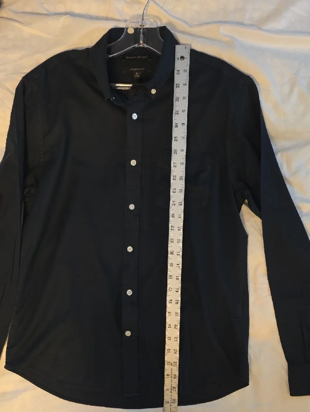 Banana Republic Utucked SLIM FIT Men's Black Button-Down Shirt